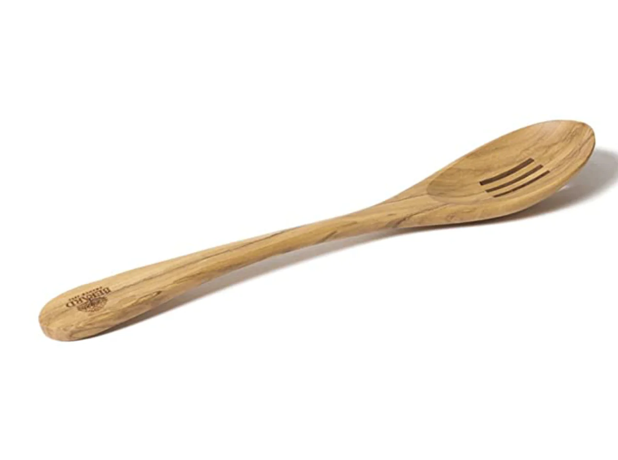 Slotted Spoon, Olive Wood - Image 1