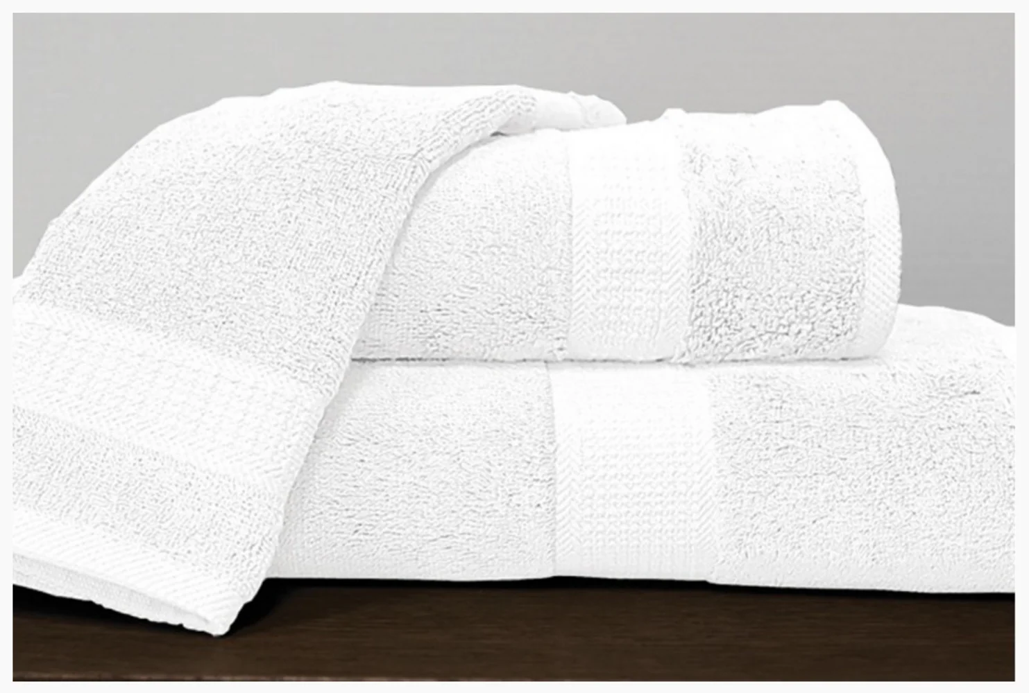 Bamboo Cotton Towels – White
