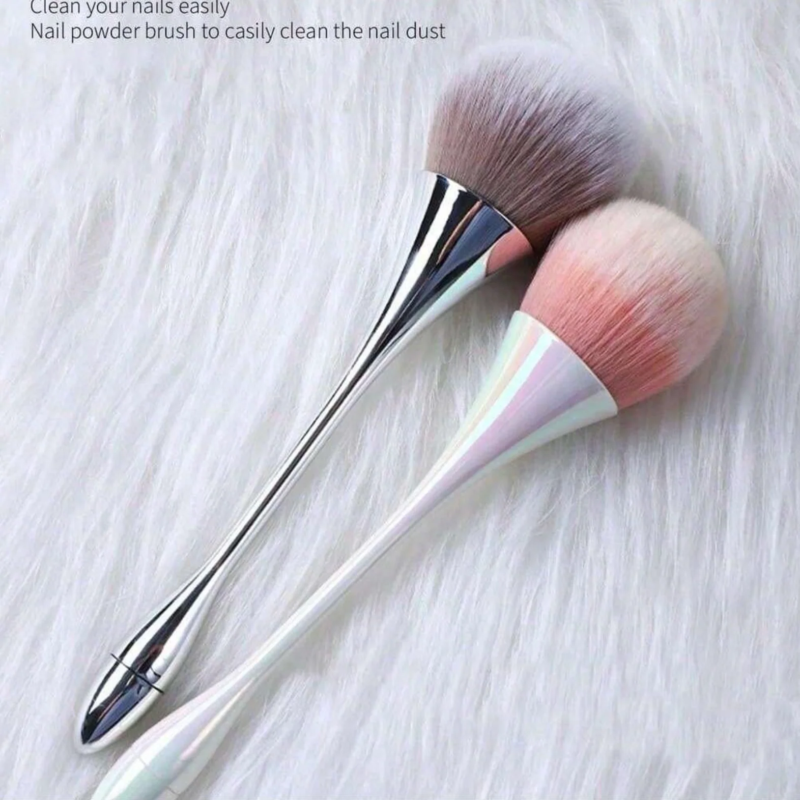 Nail Dust Cleaning Brush (Long Handle) - Image 3