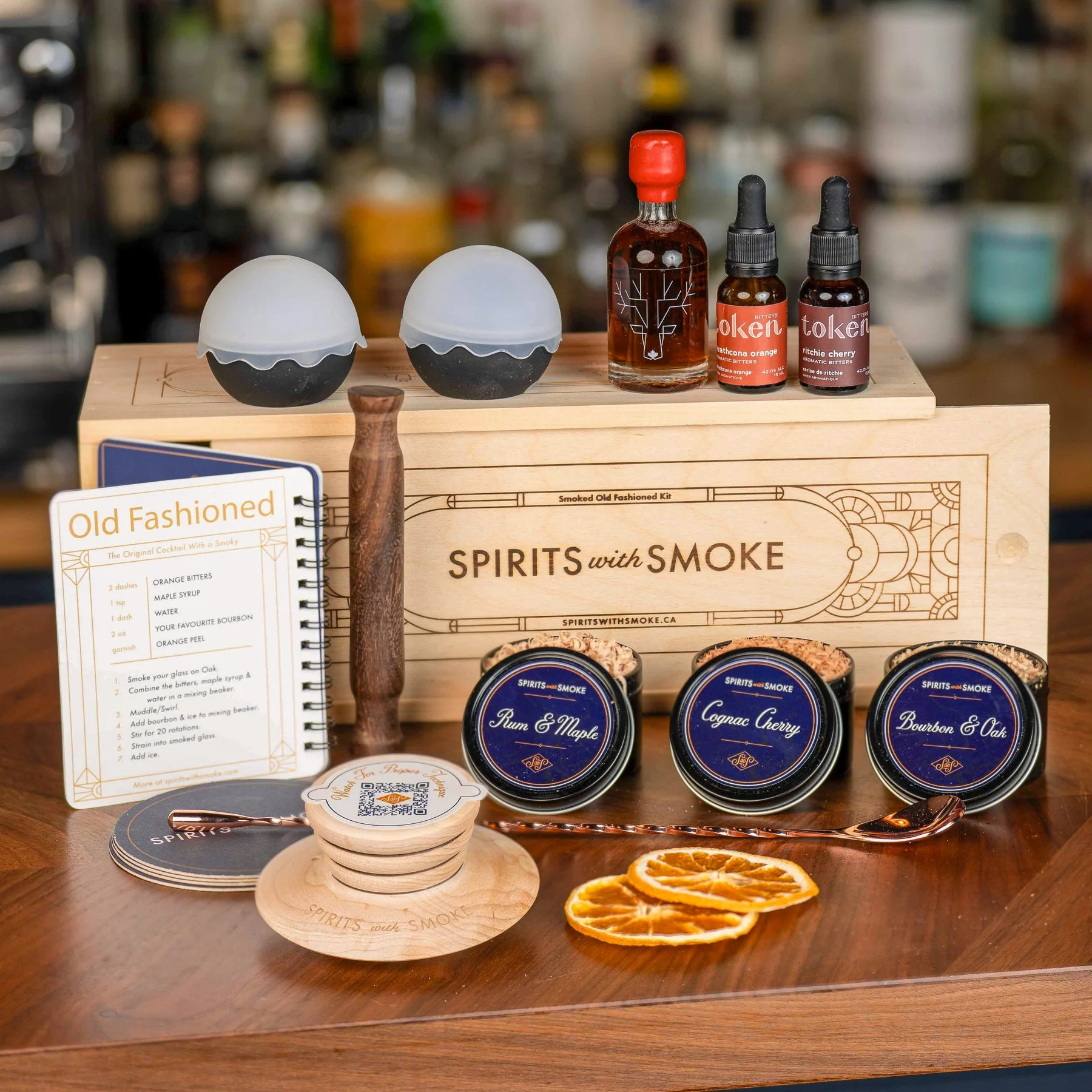 Smoked Old Fashioned Kit, Smoking Bricks