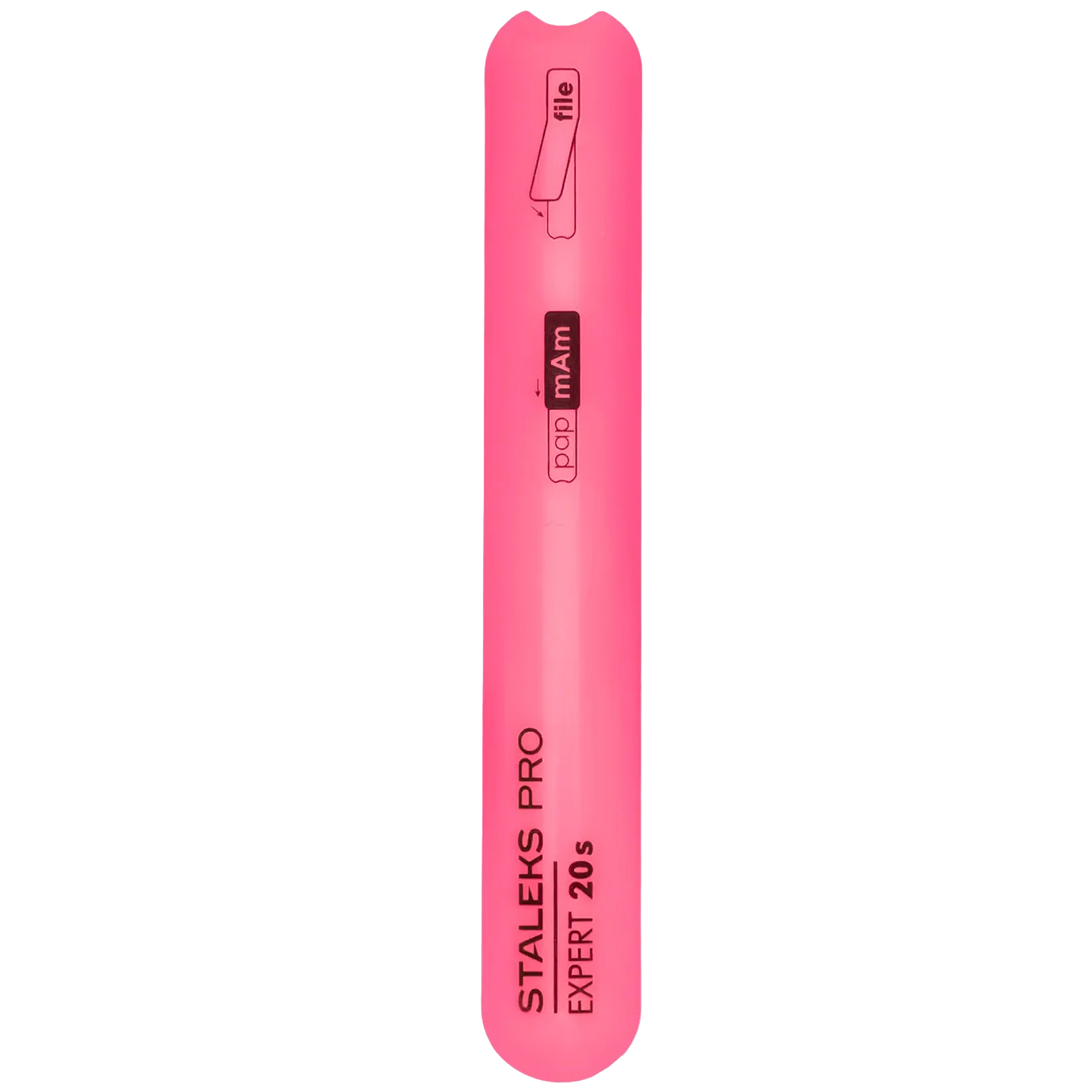 BEVELED STRAIGHT PLASTIC NAIL FILE (BASE)SMALL, SPBE-20s- STALEKS™