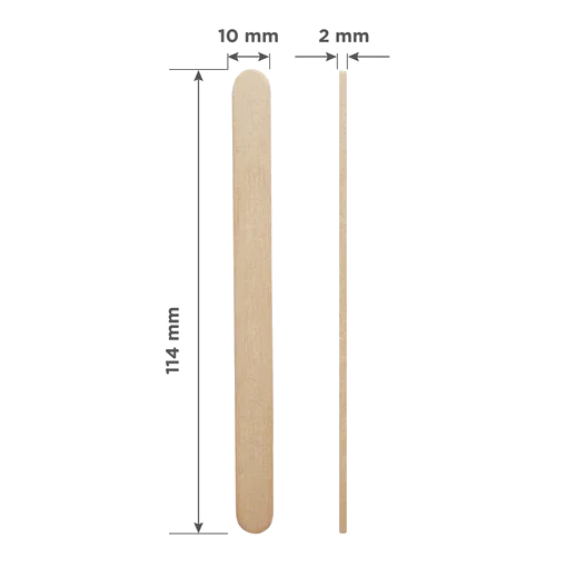 STALEKS PRO EXPERT 30 WOODEN WAX APPLICATOR STICK №3 100 PCS DSW-30 - STALEKS™ - Image 2