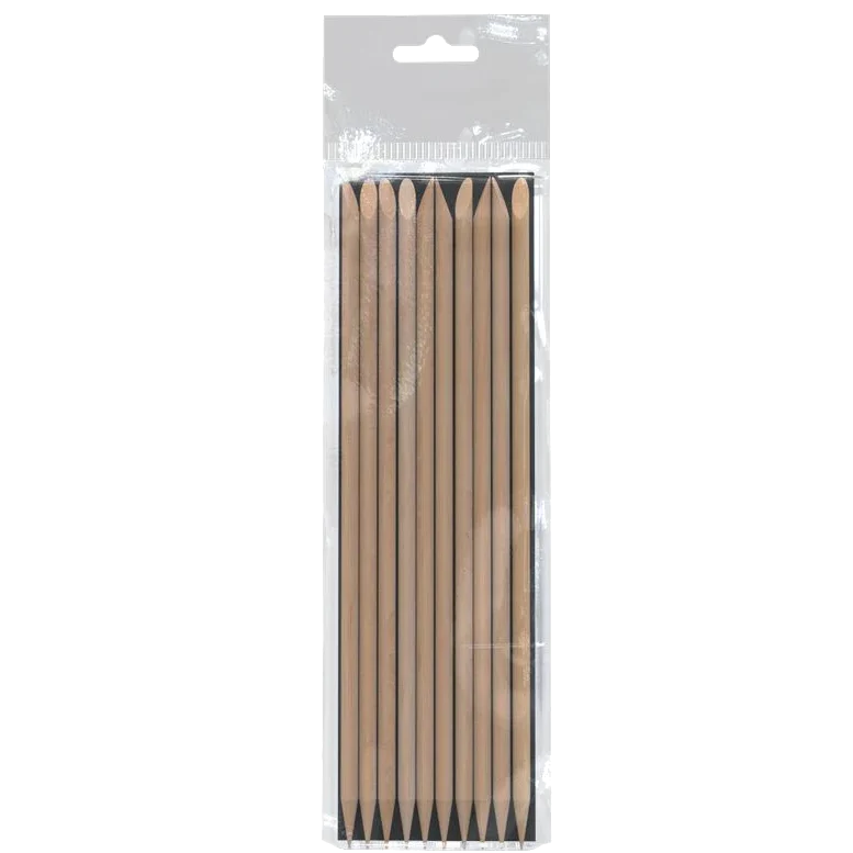 STALEKS PRO ORANGE STICK FOR MANICURE WOODEN 150 MM 10 PCS DOS-10/10 – STALEKS™