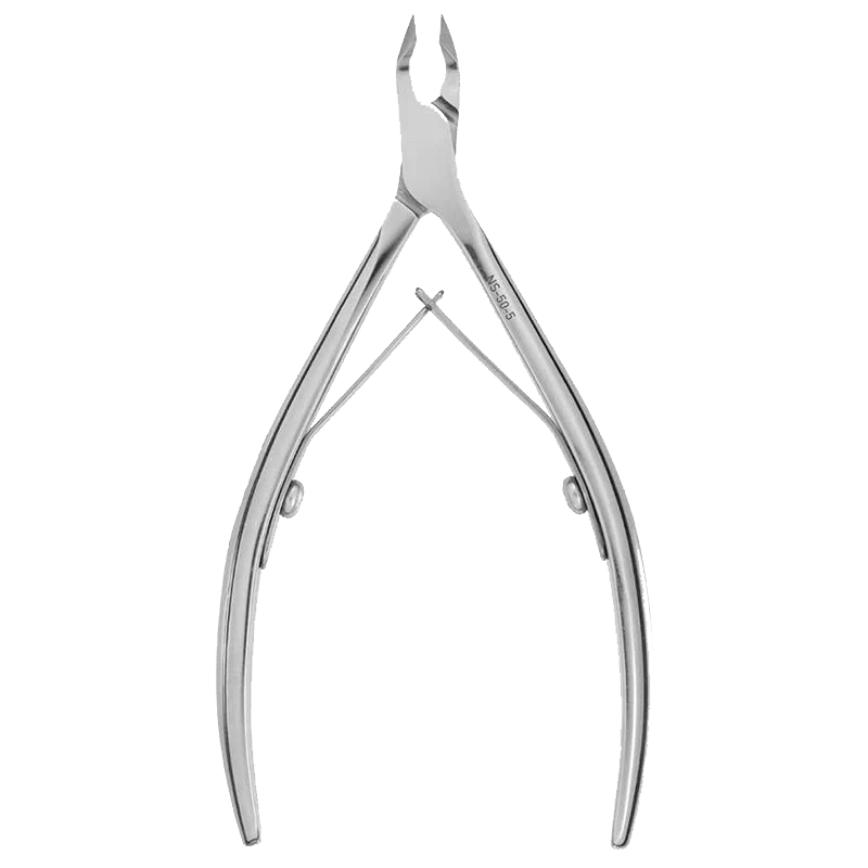 STALEKS PRO SMART 50 Professional Spring Cuticle Nippers NS-50-5, 5mm 1/4 Jaw