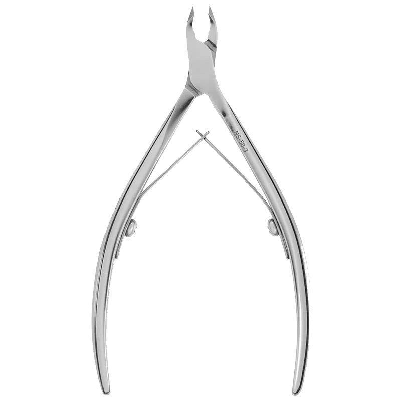 STALEKS PRO SMART 50 Professional Spring Cuticle Nippers NS-50-3, 3mm 1/4 Jaw
