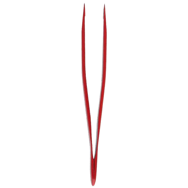 STALEKS PRO EXPERT 11 TYPE 3R EYEBROW TWEEZERS WIDE SLANT RED TE-11/3R - STALEKS™ - Image 3