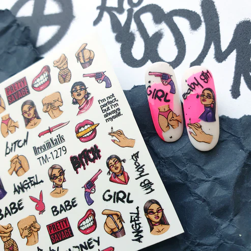 TM-1279 NAIL DECAL 2D - Image 2