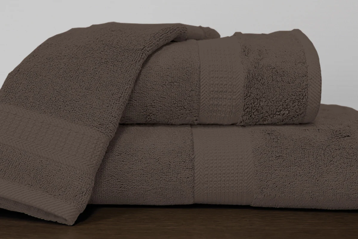 Bamboo Cotton Towels – Oakwood Brown