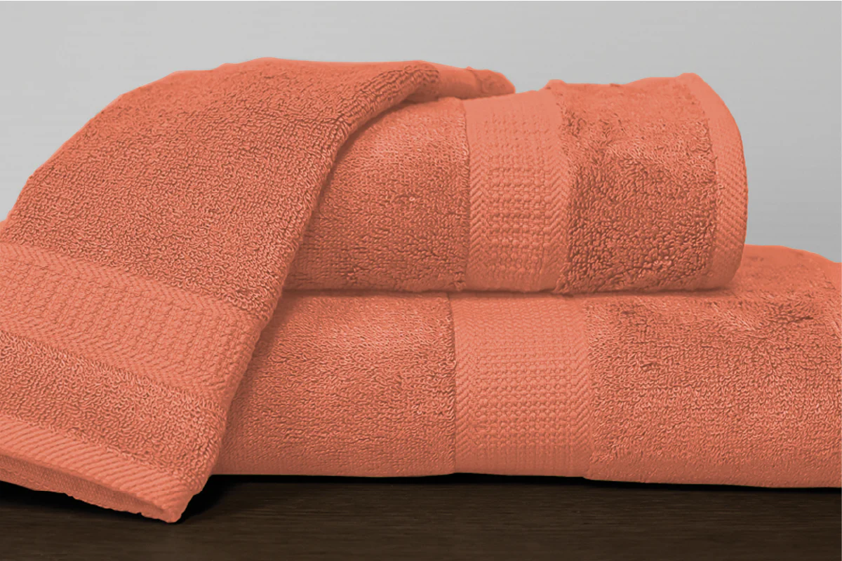 Bamboo Cotton Towels - Paprika - Image 1
