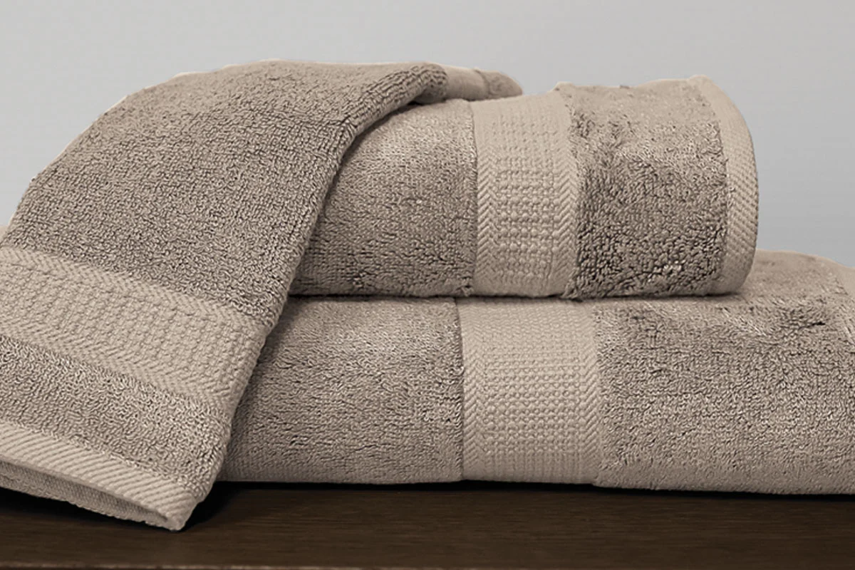 Bamboo Cotton Towels – Taupe