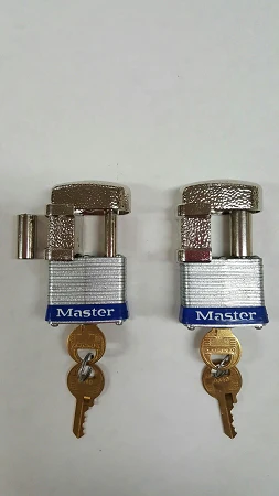 Masterlock Hasp orTrigger-Type Coupler Lock w/ 2 Pin Sizes - Image 2