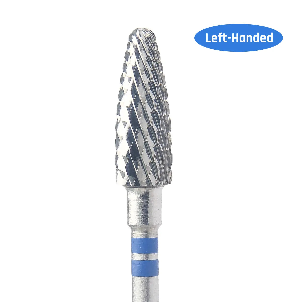 KMIZ – LEFT HANDED Tungsten Carbide Nail Bit Blue Cone TCOD-L 050-M (#118)