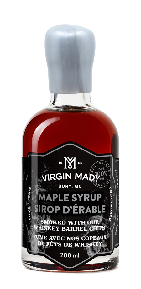 Organic Maple Syrup Infused with Smoked Whiskey Chips - Image 1
