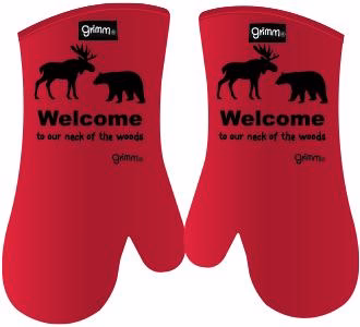 Oven Mitt Set, Our Neck of the Woods