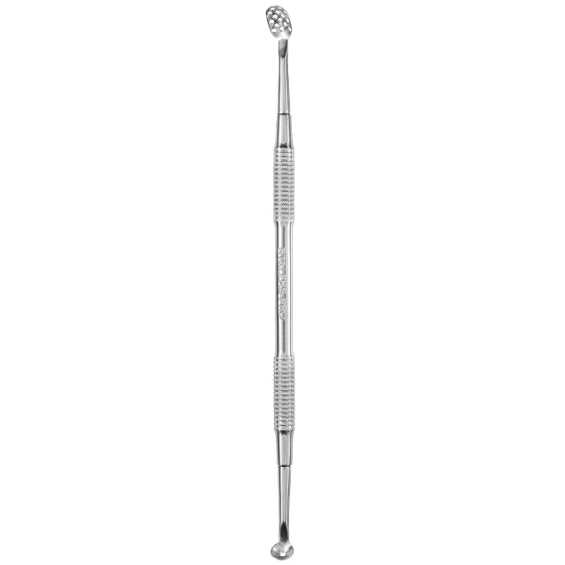 STALEKS PRO EXPERT 20 TYPE 1 BLACKHEAD REMOVER TOOL DOUBLE-ENDED SPOON UNO+ OVAL WITH 15 HOLES ZE-20/1- STALEKS™