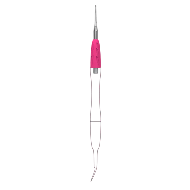 Working Part Of The Pusher Combo UNIQ 35 Narrow Toenail File With A Bent End -STALEKS - Image 2