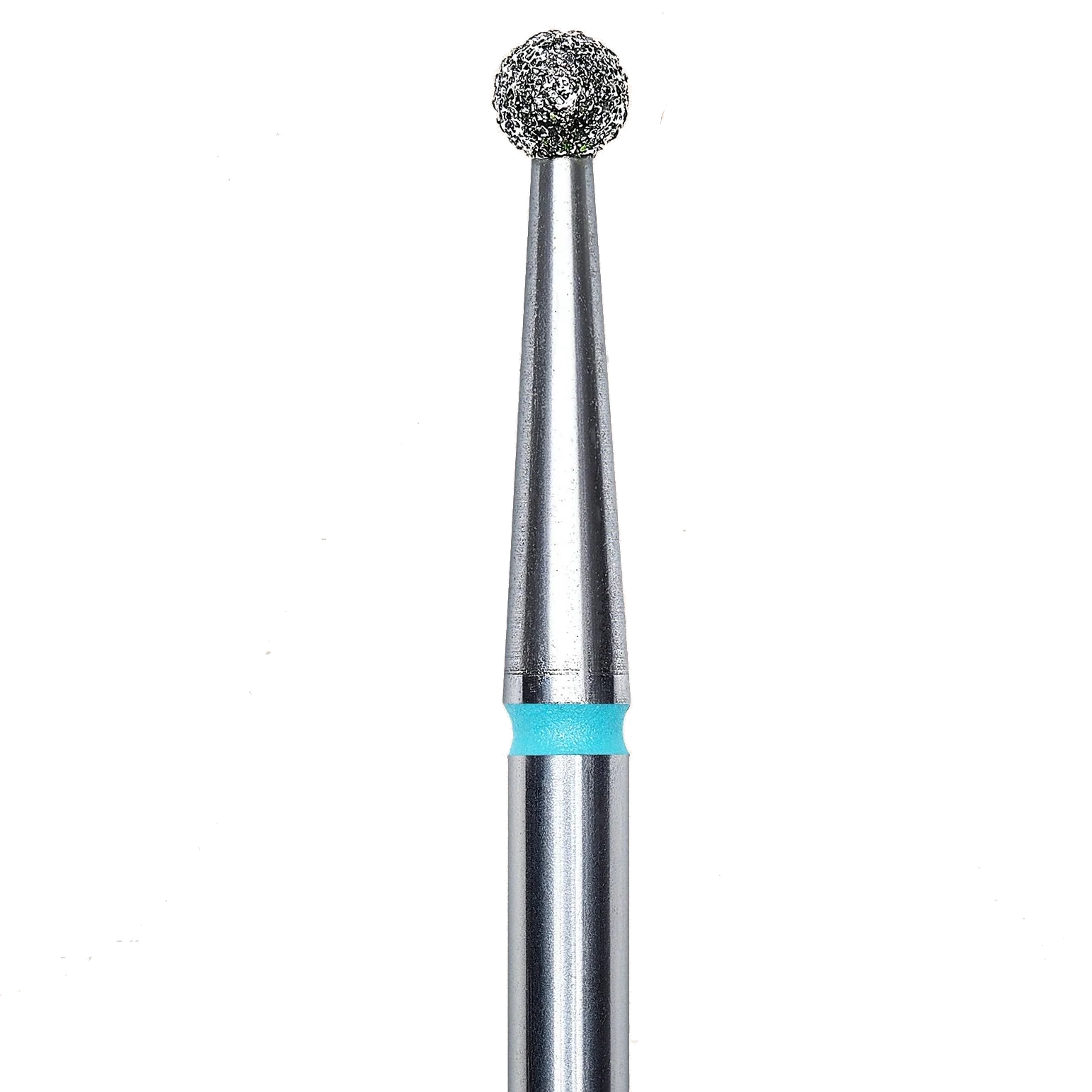DIAMOND NAIL DRILL BIT, "BALL", BLUE, HEAD DIAMETER 2.5MM (FA01B025) - STALEKS™ - Image 2
