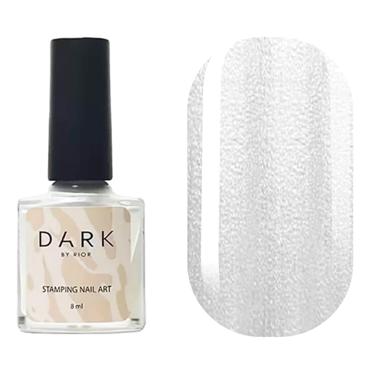 DARK Stamping Polish White Pearl #44, 10ml