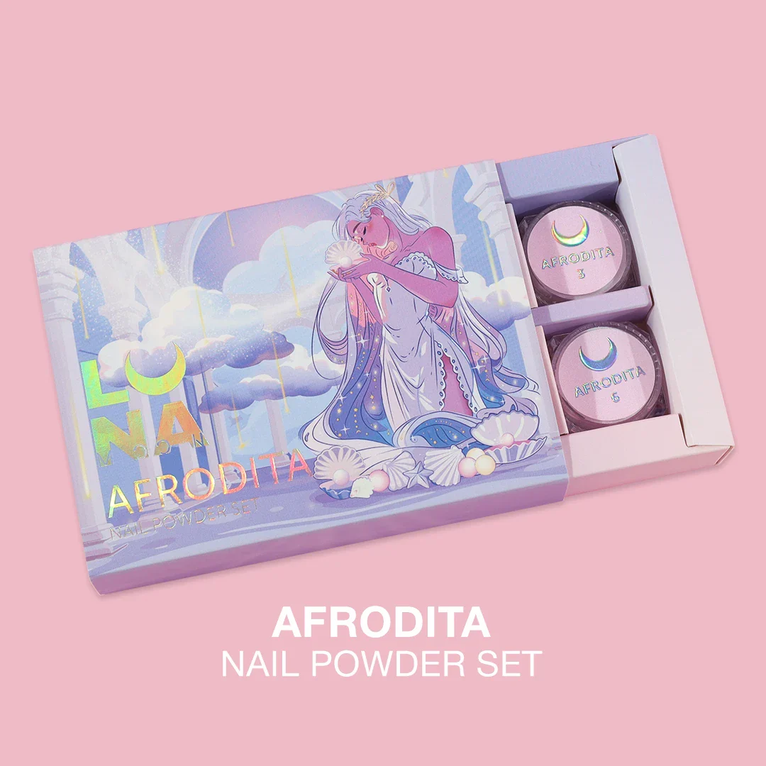 Afrodita Nail Powder Set (6pcs) - LUNA - Image 1