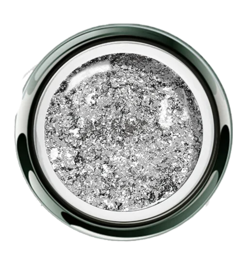 Akzentz Gel Play - Glitz White Gold Leaf - Image 1