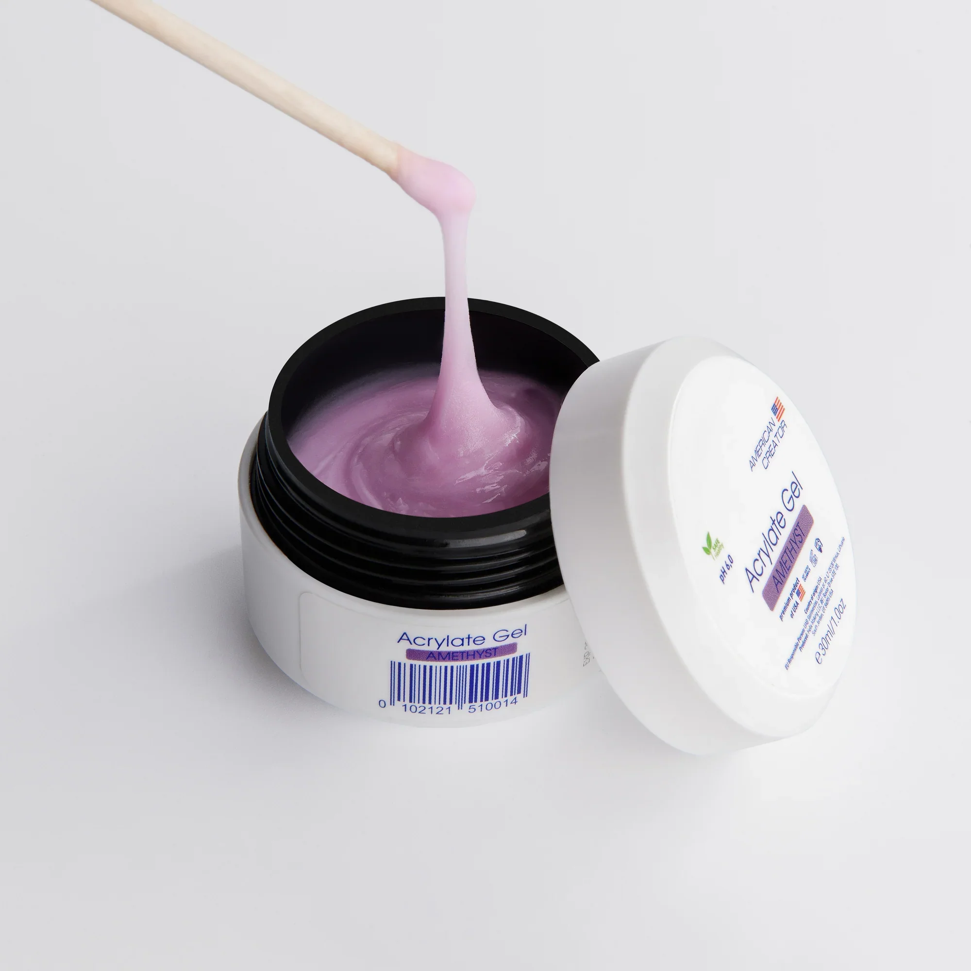 American Creator - Acrylate Gel Amethyst (Purple), 30ml - Image 2