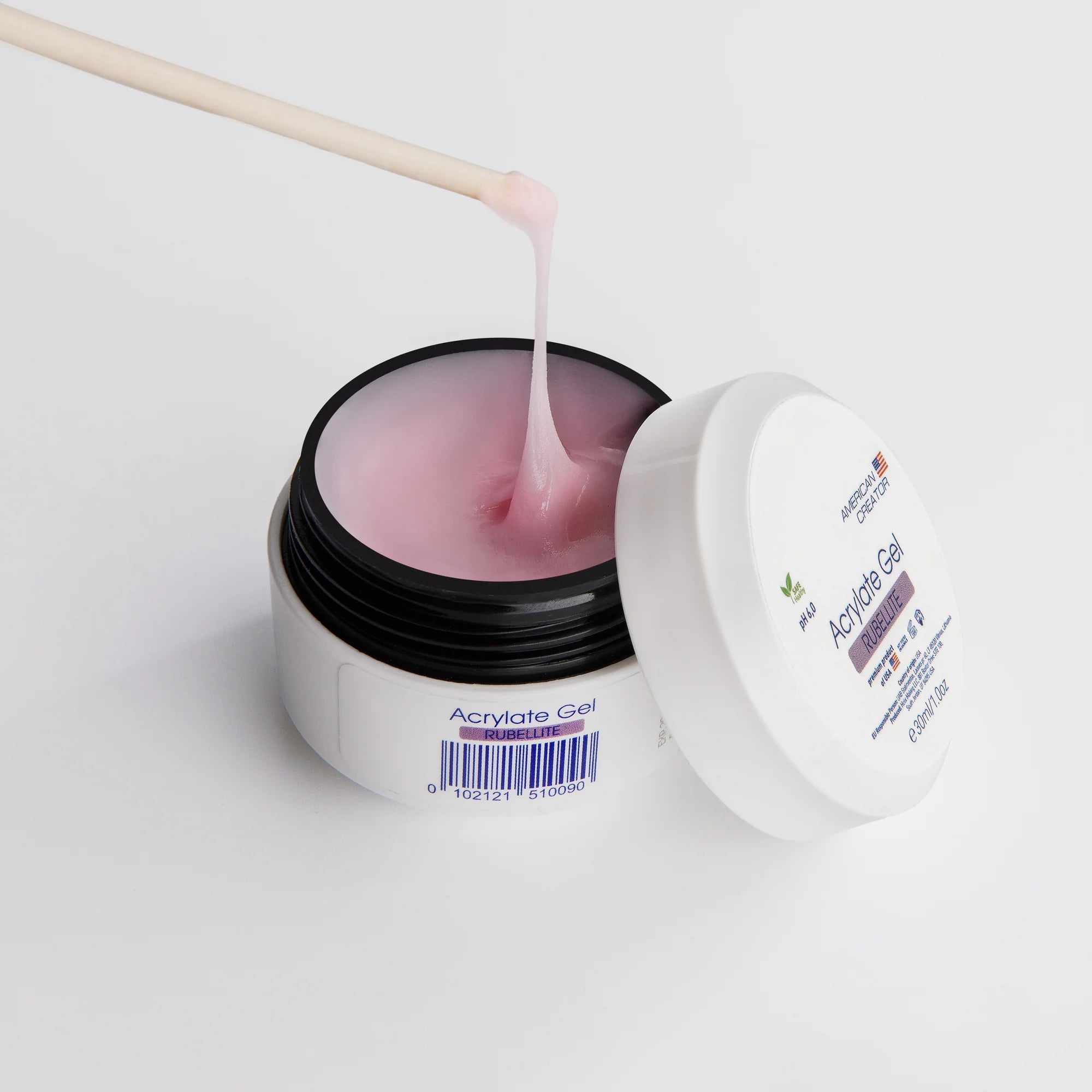 American Creator - Acrylate Gel Rubellite (Pink), 30ml - Image 3