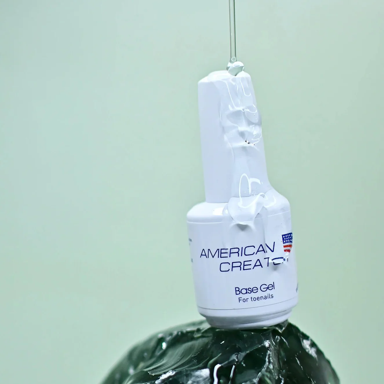 American Creator - Base Gel For Toe Nails (Clear), 15ml - Image 2