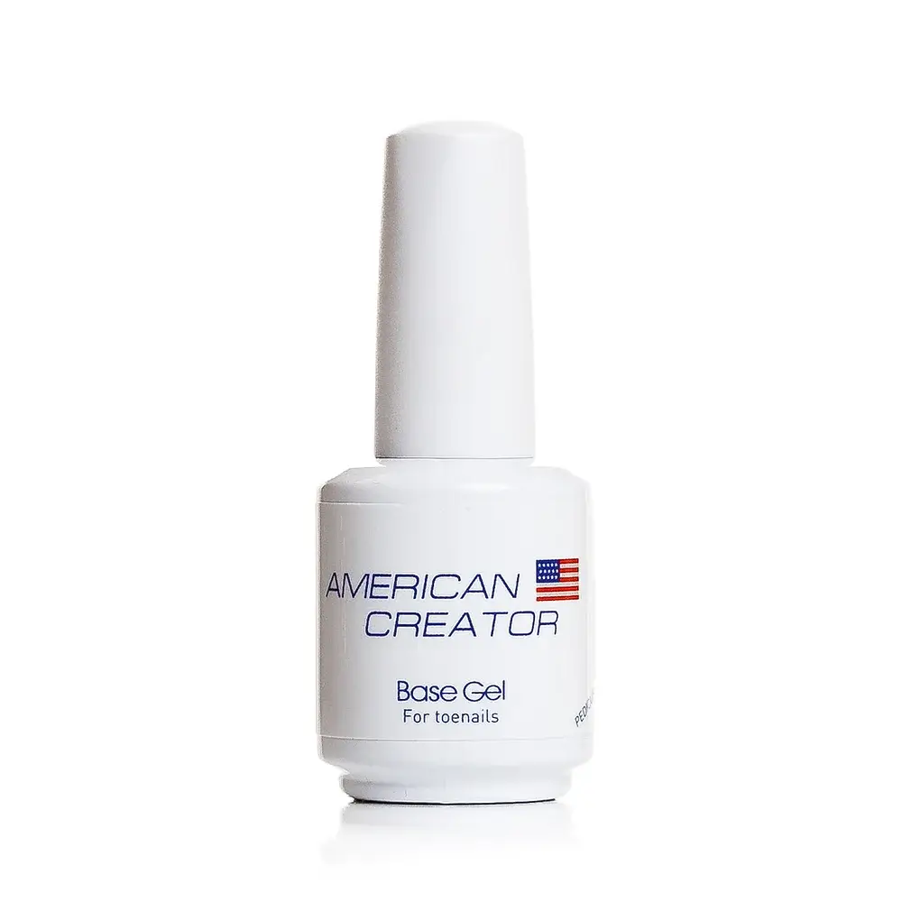 American Creator - Base Gel For Toe Nails (Clear), 15ml - Image 1