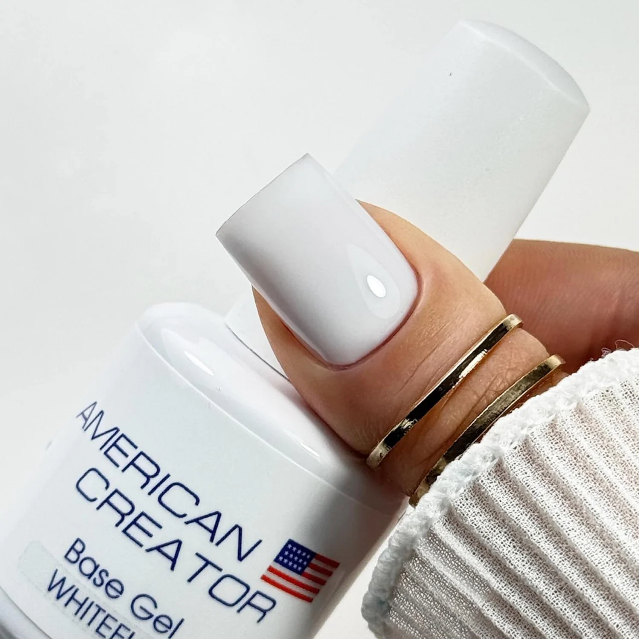 American Creator - Base Gel Whiteful (White), 15ml - Image 2