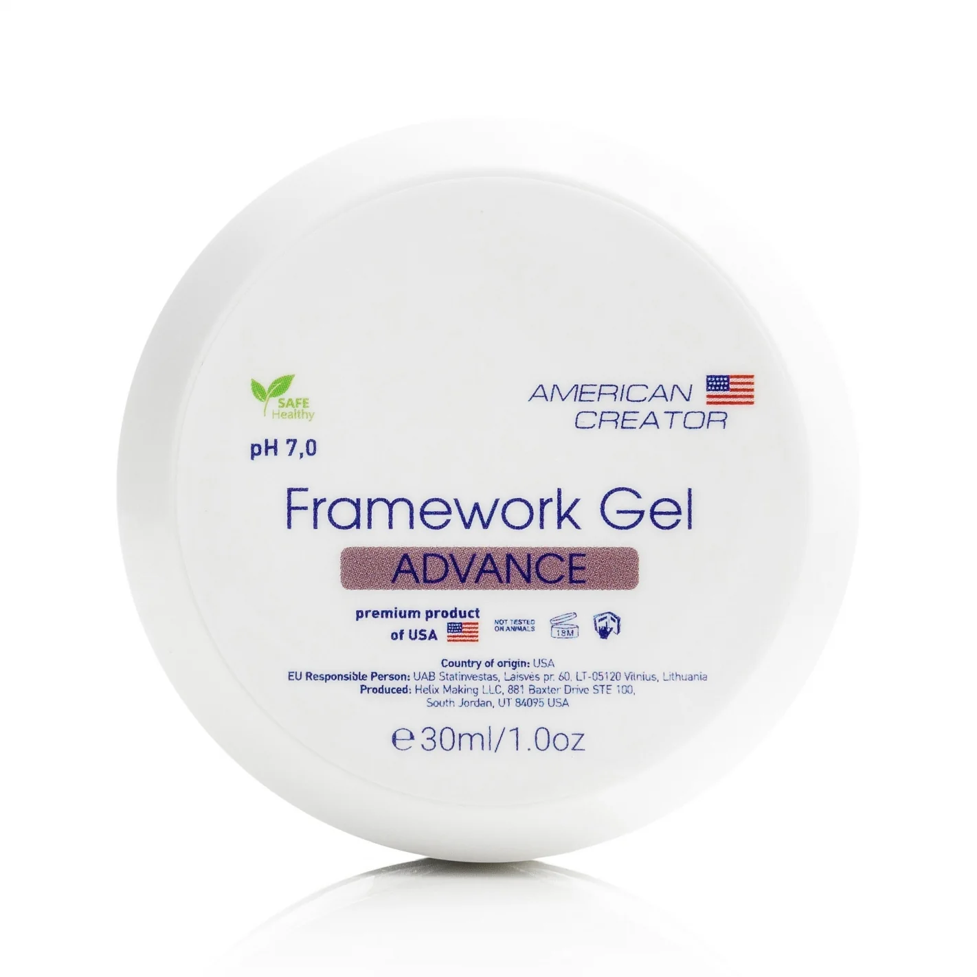 American Creator - Framework Gel Advance (Pink), 30ml - Image 1