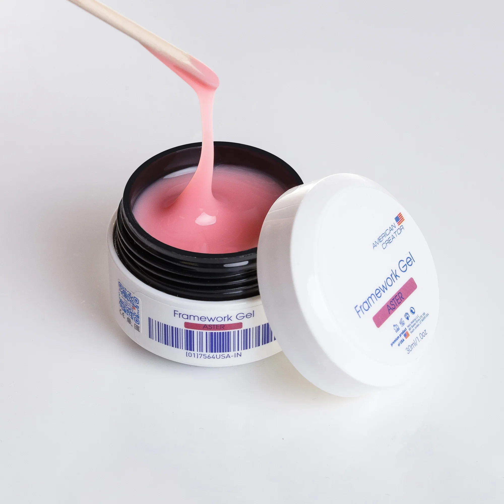 American Creator - Framework Gel Aster (Pink), 30ml - Image 2