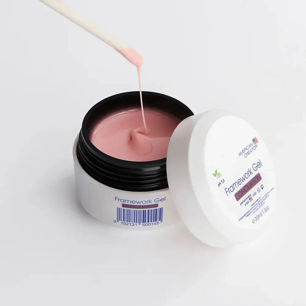 American Creator - Framework Gel Conciliation (Pink), 30ml - Image 2