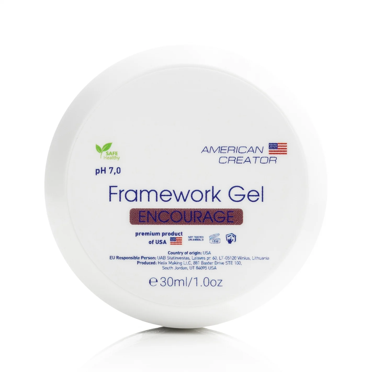 American Creator – Framework Gel Encourage (Pink), 30ml