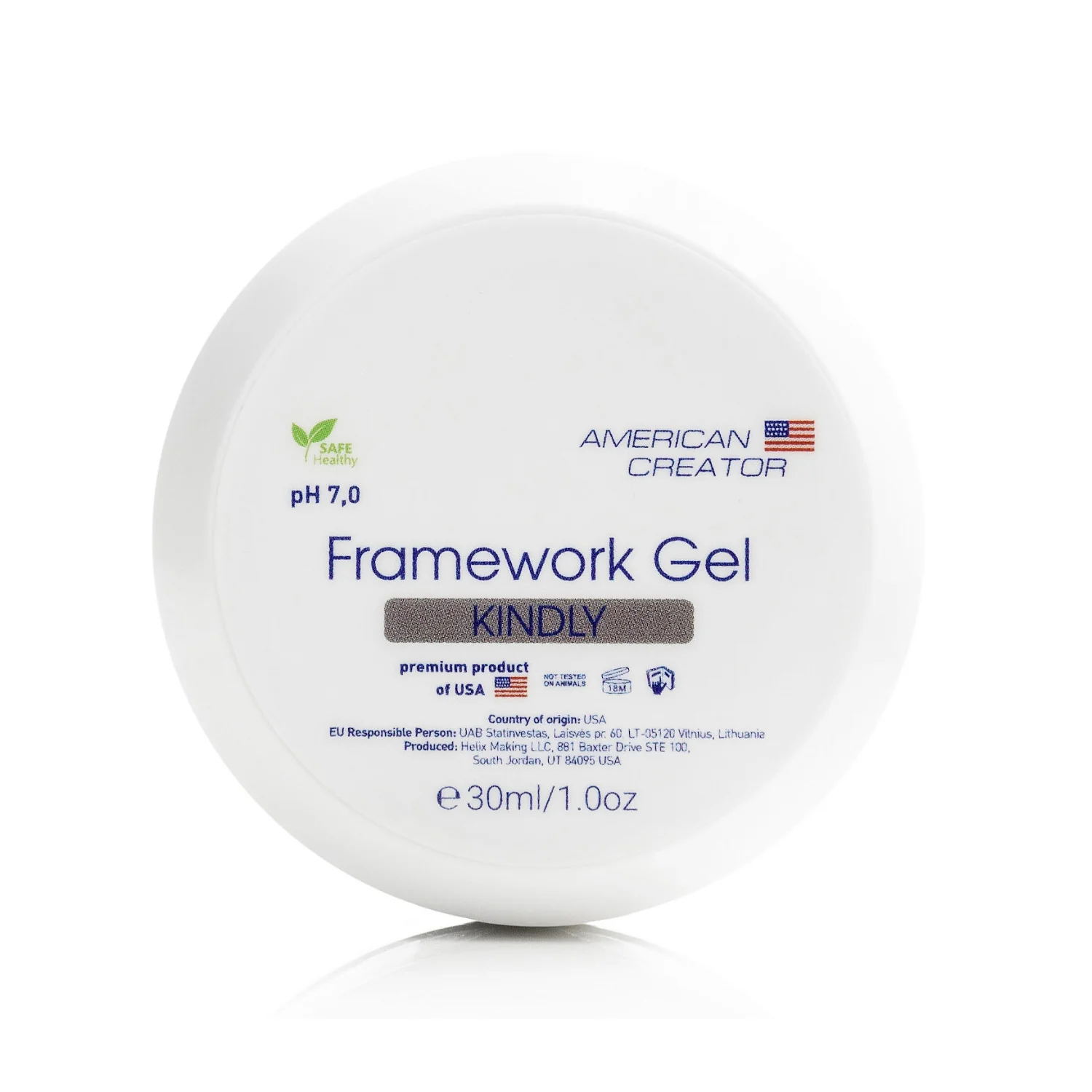 American Creator - Framework Gel Kindly (Beige), 30ml - Image 1