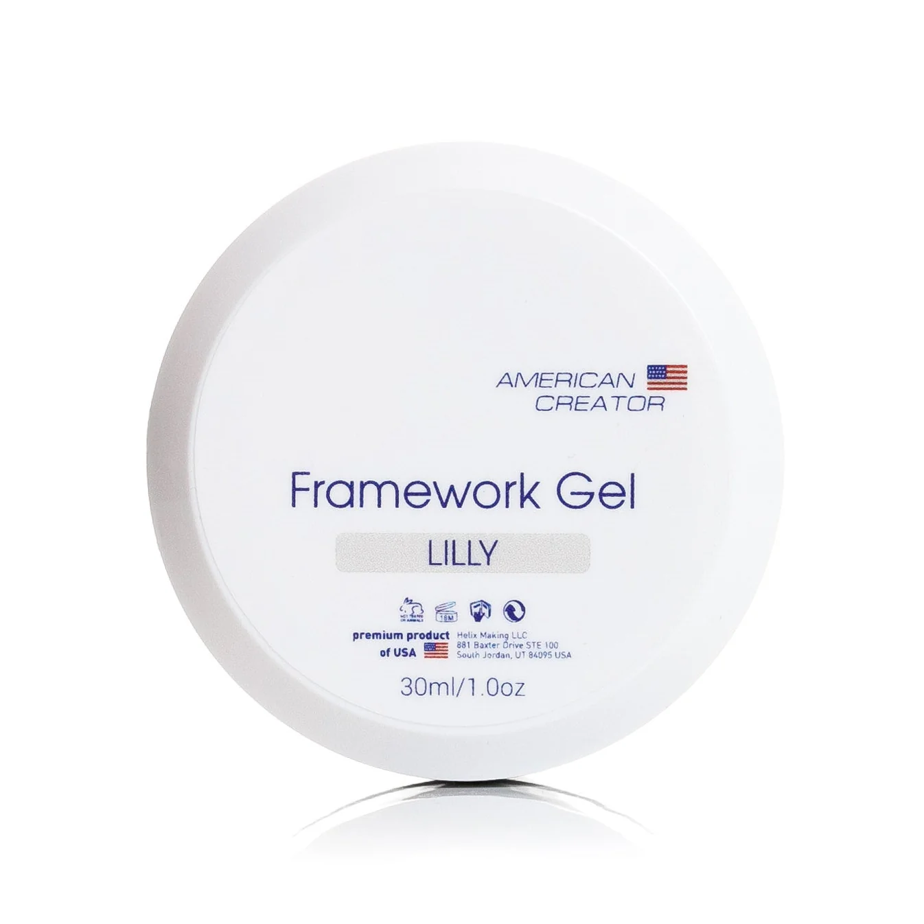 American Creator – Framework Gel Lilly (Milky), 30ml