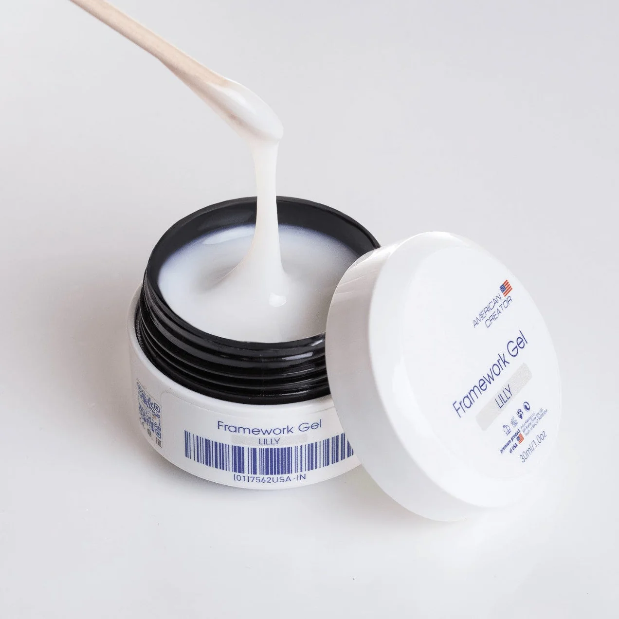 American Creator - Framework Gel Lilly (Milky), 30ml - Image 2