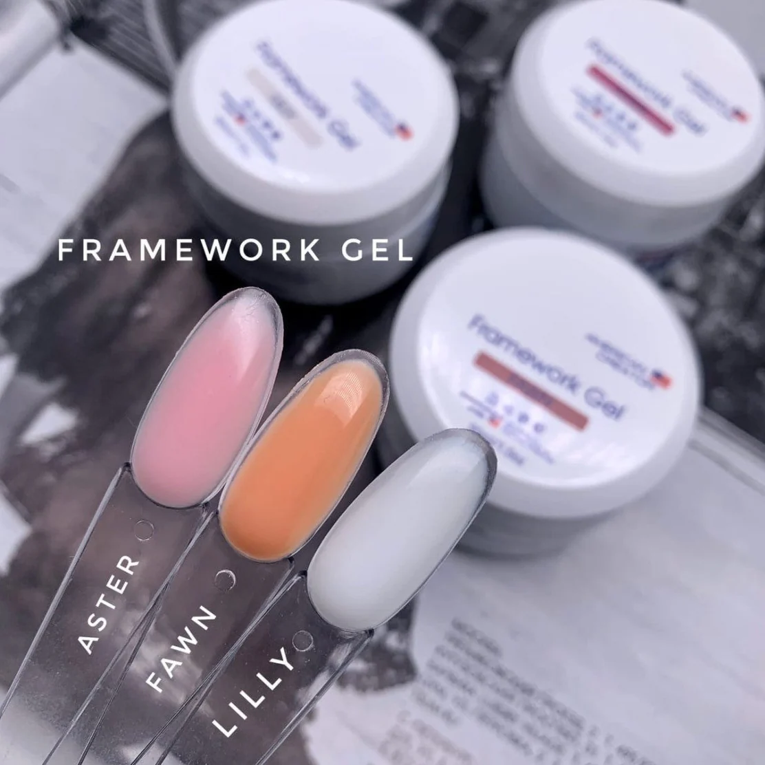 American Creator - Framework Gel Lilly (Milky), 30ml - Image 3