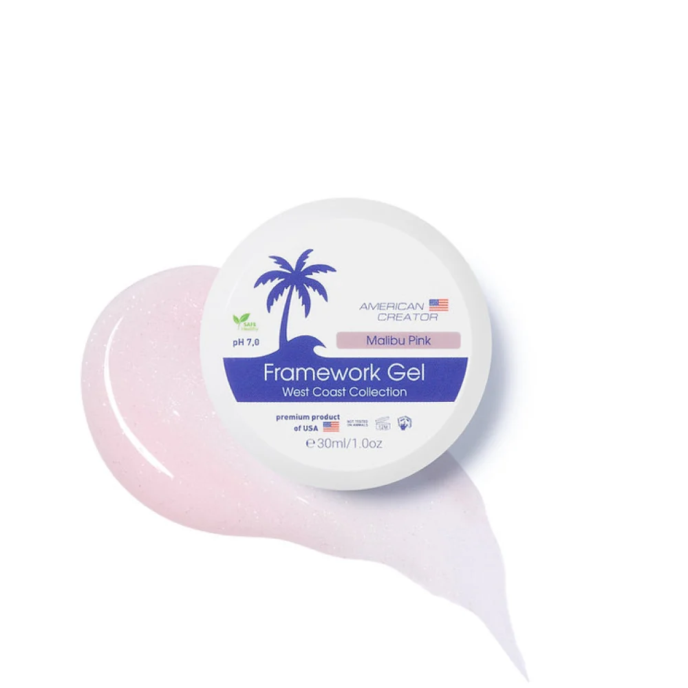 American Creator – Framework Gel Malibu Pink, 30ml