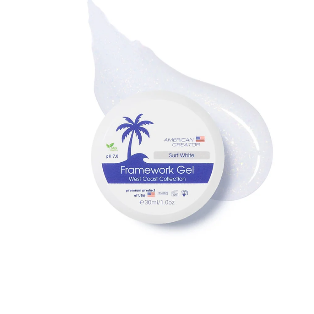 American Creator – Framework Gel Surf White, 30ml