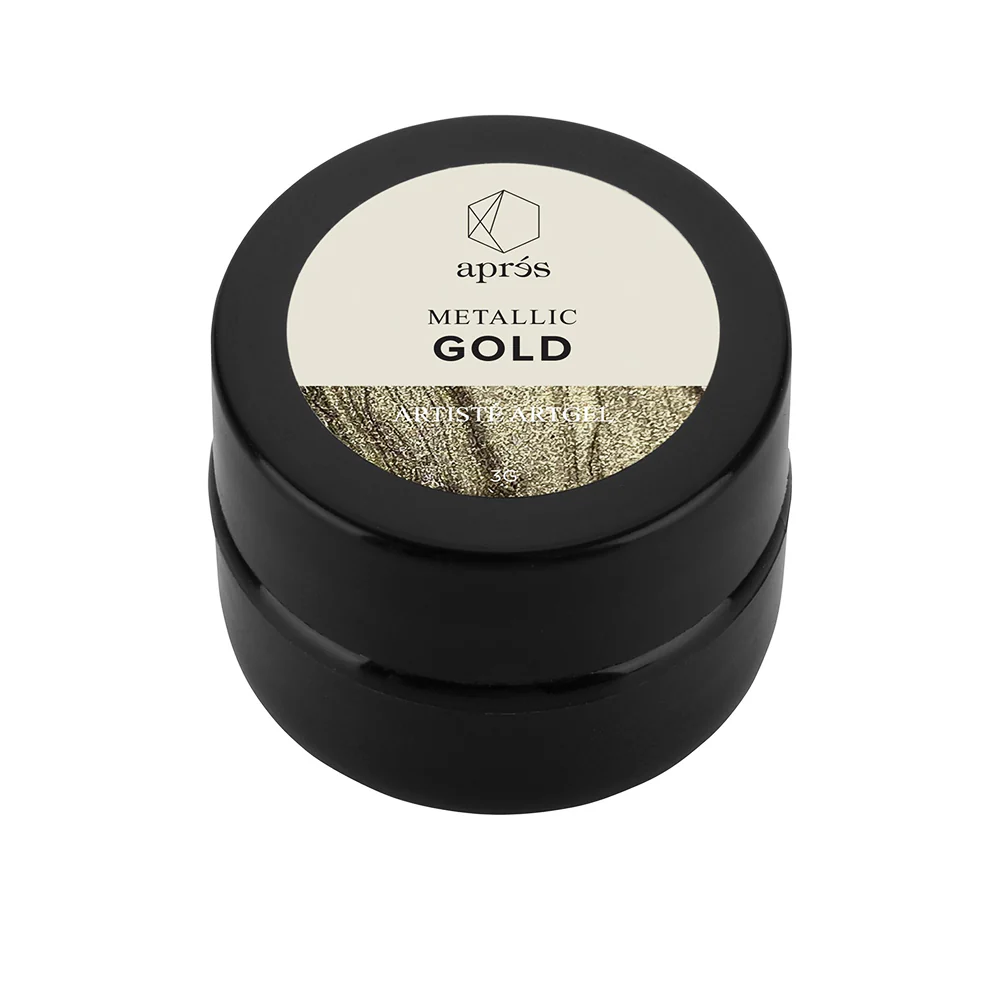 Apres Artiste Gel - Metallic Gold - Image 1