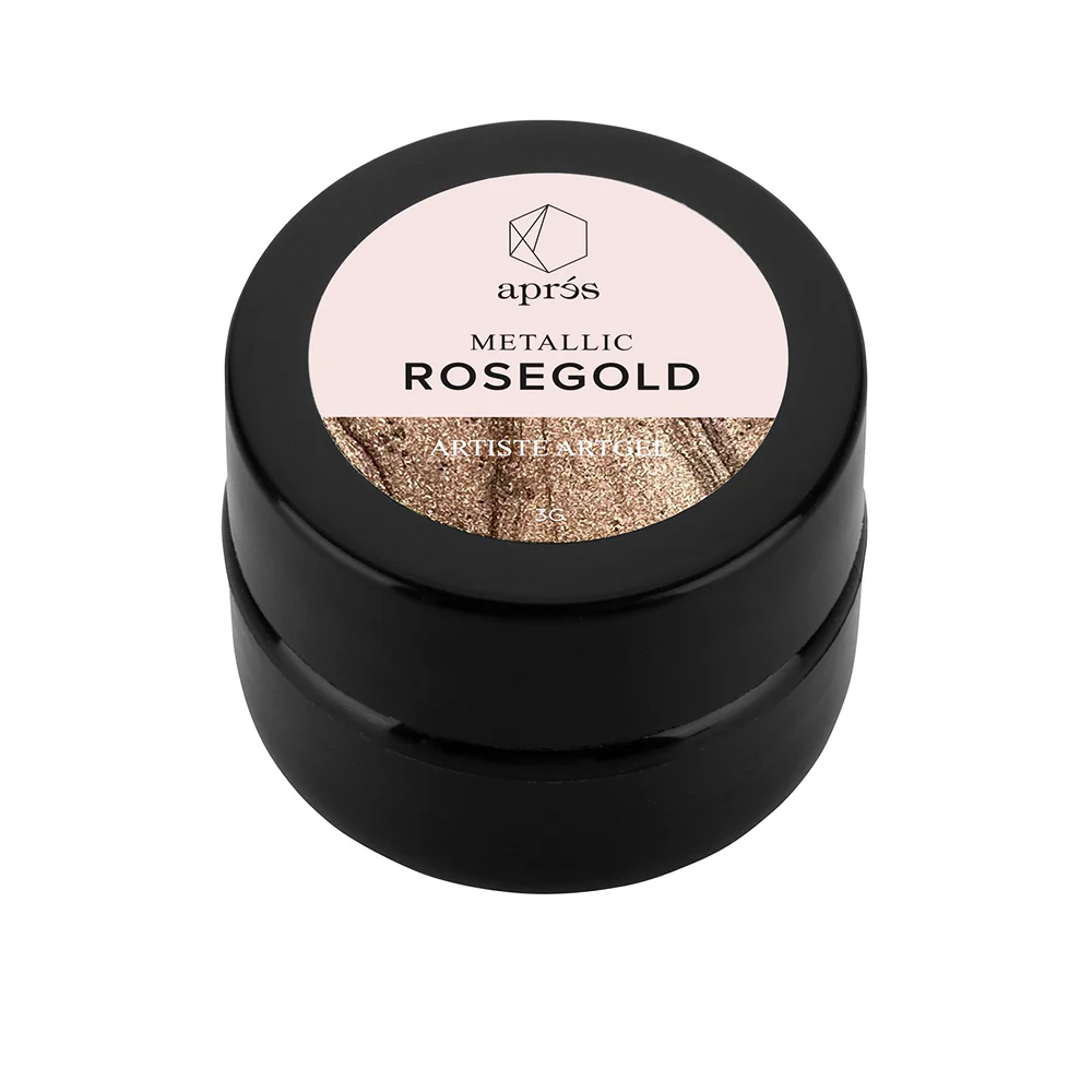 Apres Artiste Gel - Metallic Rose Gold - Image 1
