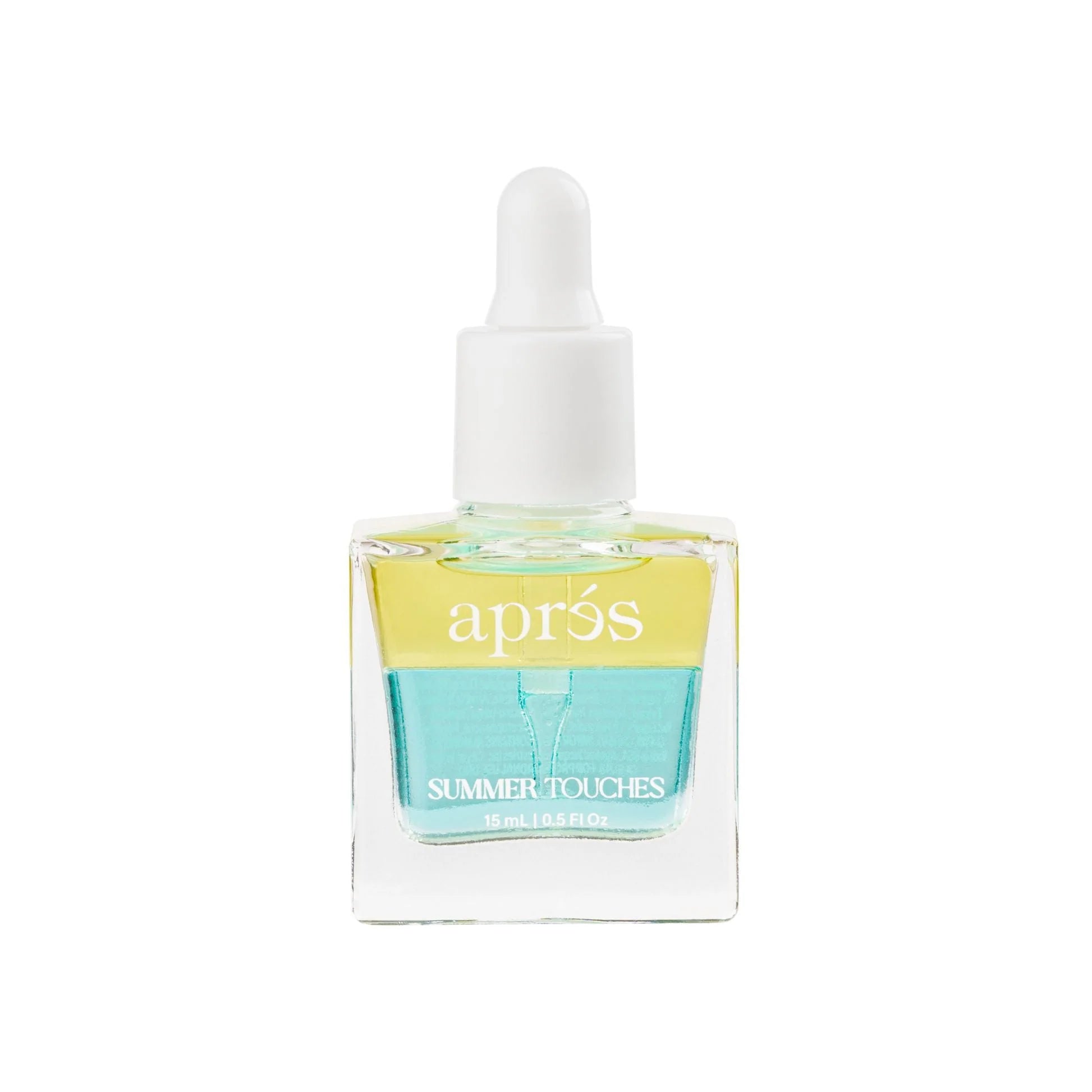Apres Cuticle Oil Serum Summer Touches Blue/Green, 15ml - Image 1
