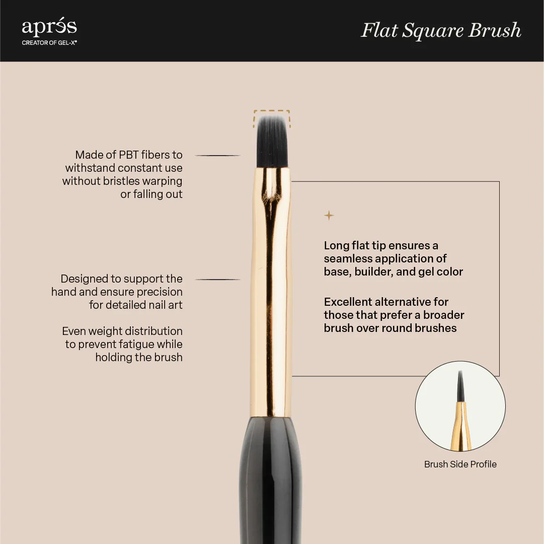 Apres Flat Square Brush - Image 2