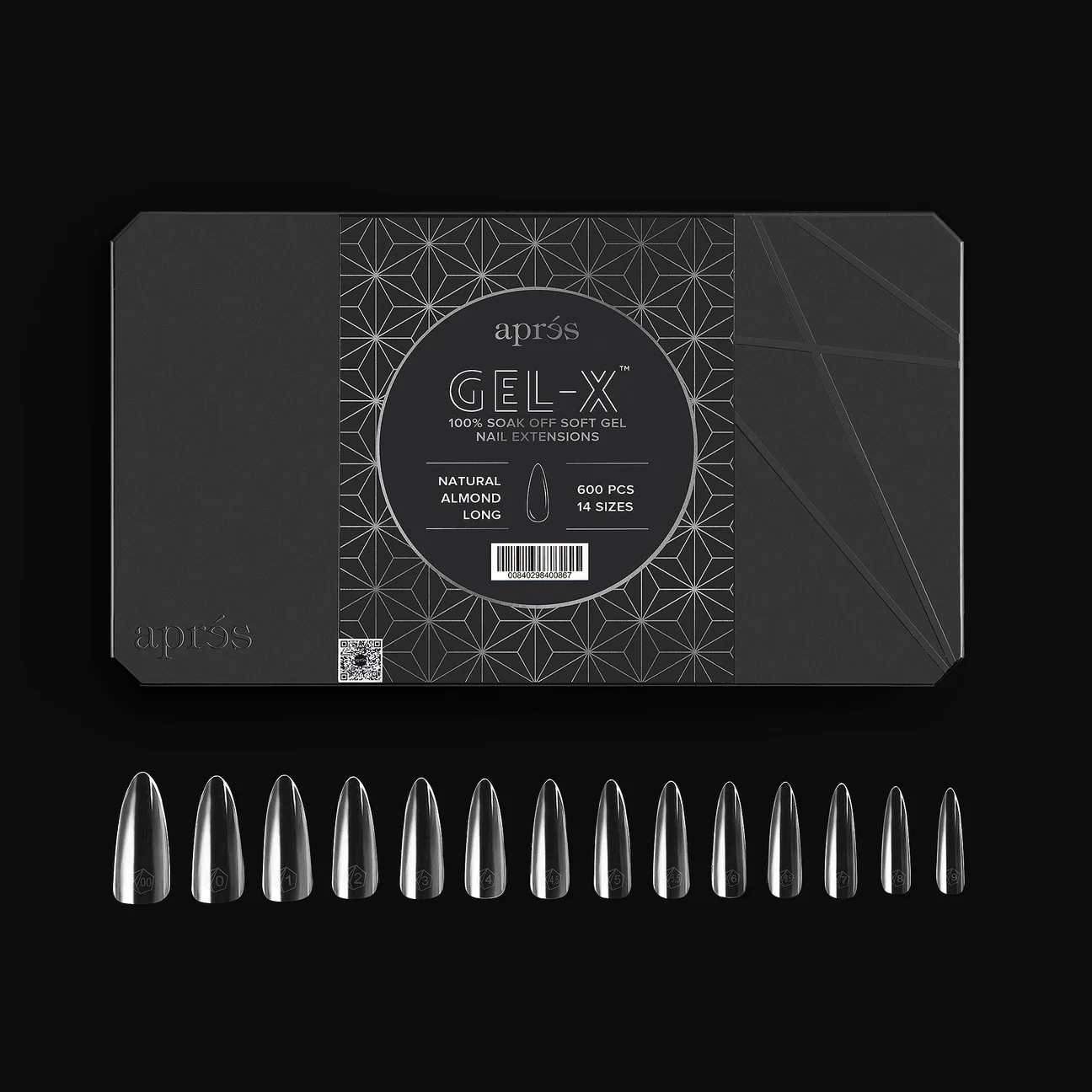 Apres - Gel-X Natural Almond Long Box of Tips 2.0, 600pcs - Image 3