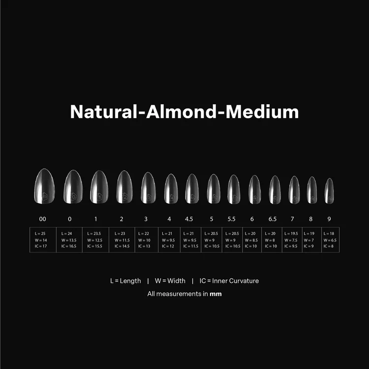 Apres - Gel-X Natural Almond Medium Box of Tips 2.0, 600pcs - Image 3