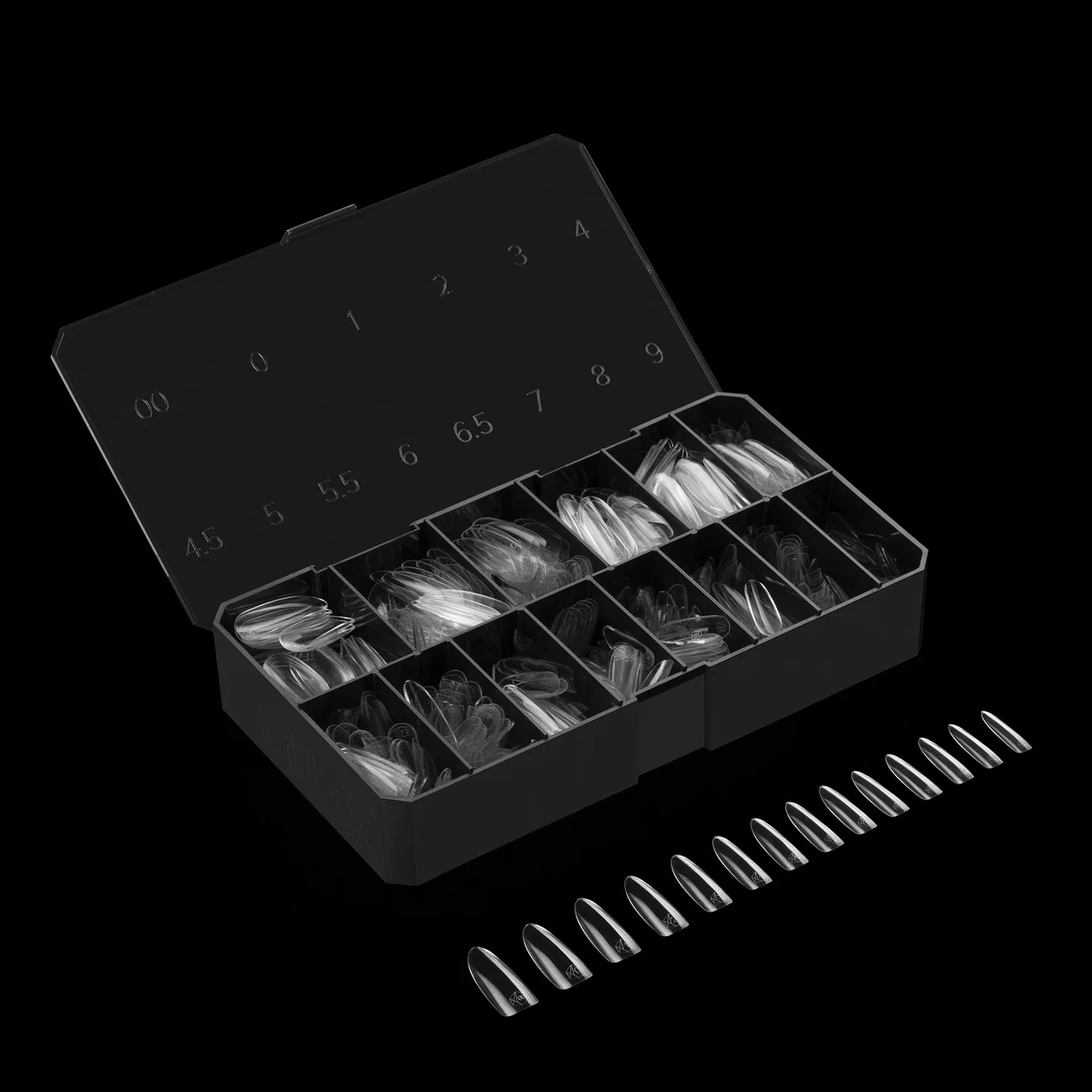 Apres - Gel-X Natural Round Long Box of Tips 2.0, 600pcs - Image 3