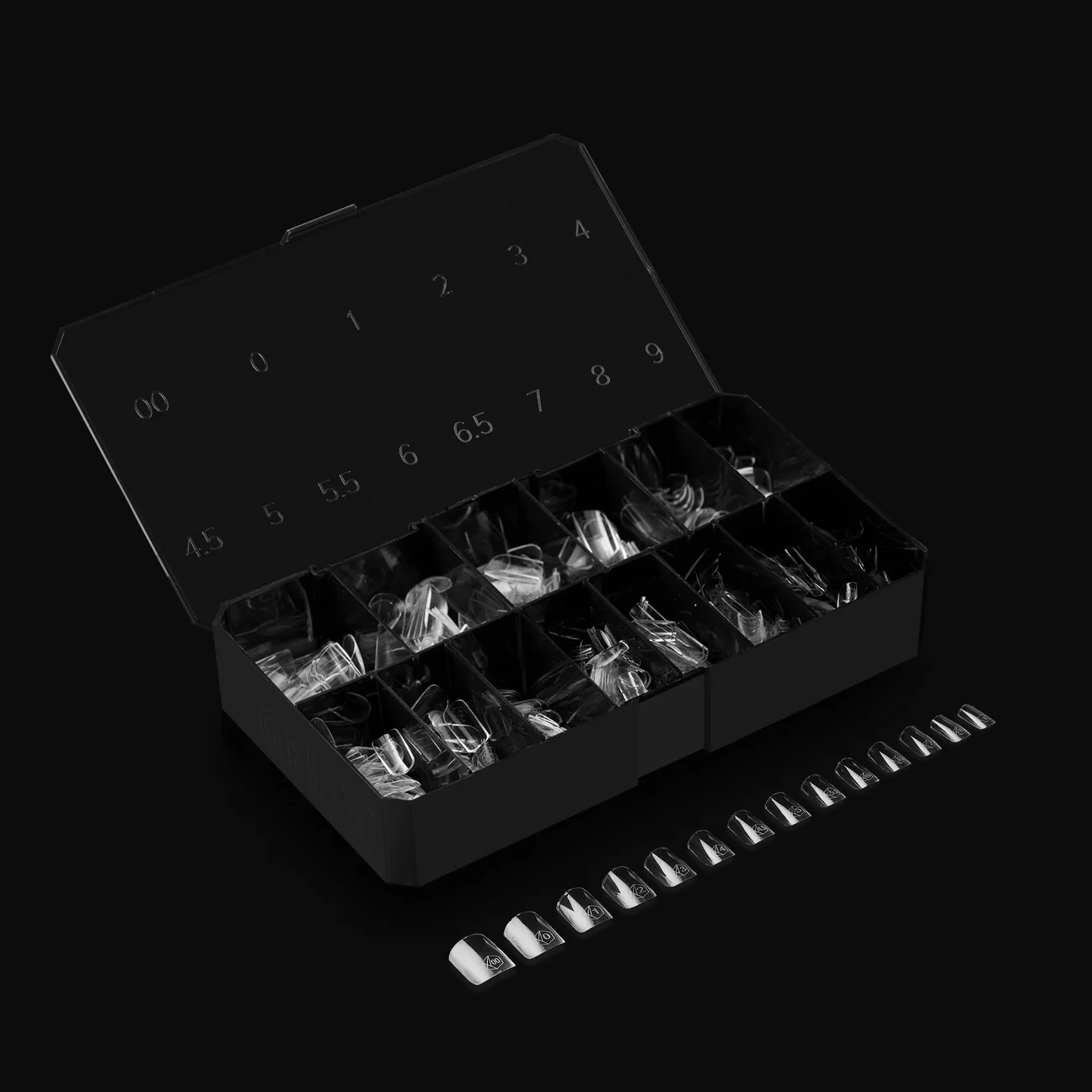 Apres - Gel-X Natural Square Extra Short Box of Tips 2.0, 600pcs - Image 3