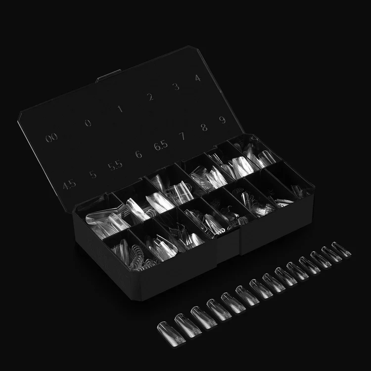 Apres - Gel-X Natural Square Long Box of Tips 2.0, 600pcs - Image 3