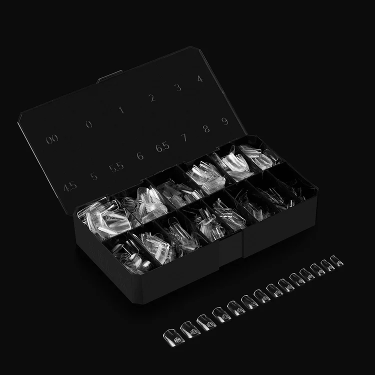 Apres - Gel-X Natural Square Short Box of Tips 2.0, 600pcs - Image 3