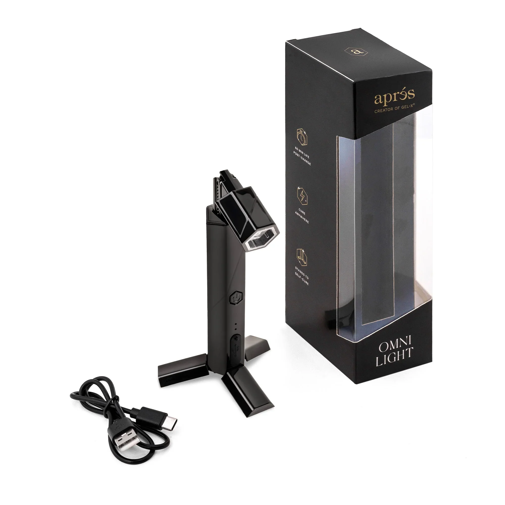 Apres Gel-X Omni Light Black UV/LED - Image 1